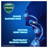 VICKS Vapodrops+Cough Honey Lemon 36