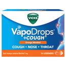 VICKS Vapodrops+Cough Orange 16