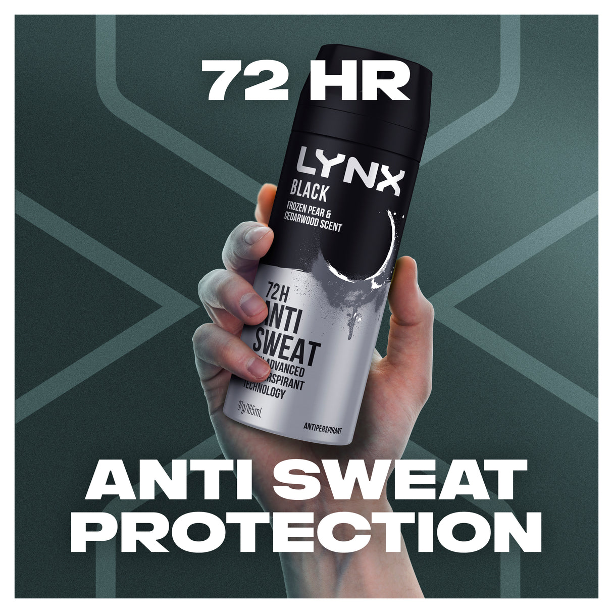 Lynx Antiperspirant Body Spray Black 165ml