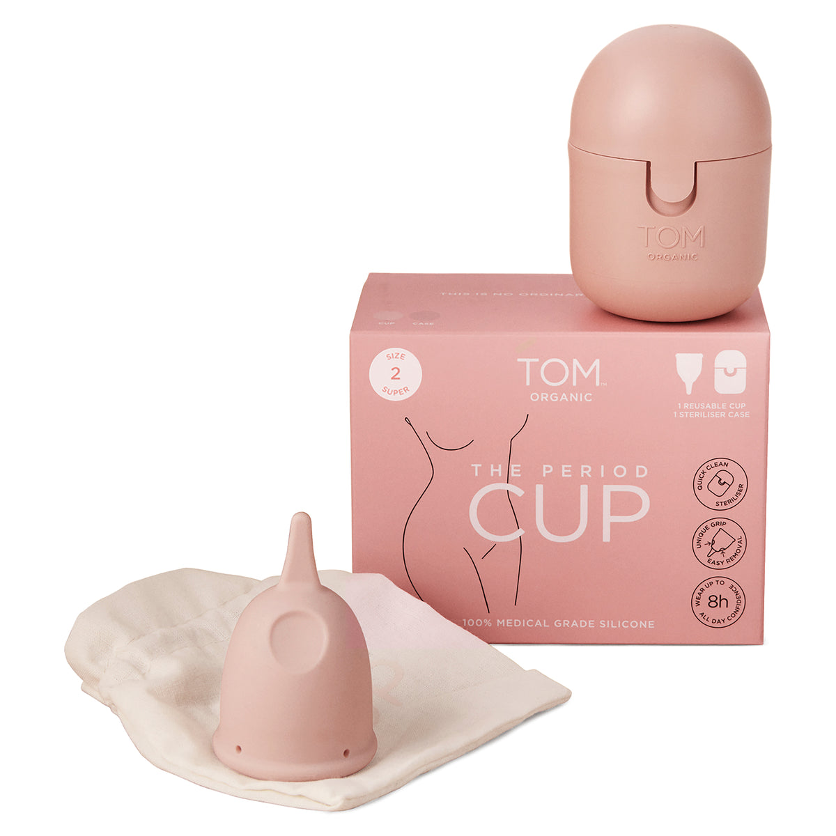 TOM Organic The Period Cup Size 2 Super