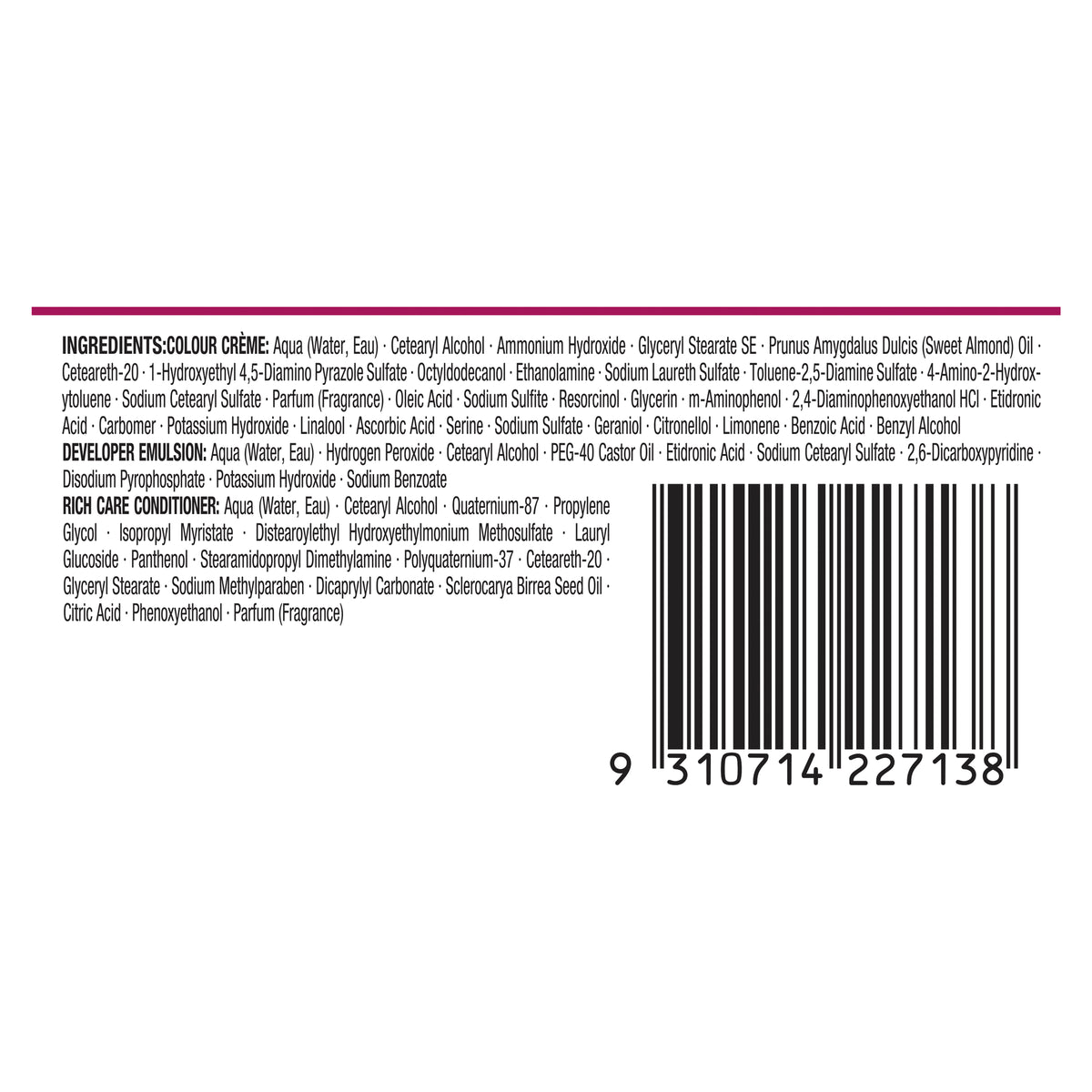 Schwarzkopf Napro Palette 1-08 Black Burgundy