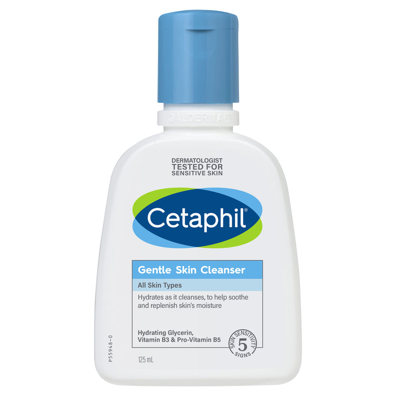 Cetaphil Gentle Skin Cleanser 125mL, For Face & Body Care