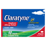 Claratyne Allergy Hayfever Relief Antihistamine Tablets 10 pack