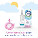 Otrivin Baby & Kids Natural Nasal Spray for Relief of Nasal Congestion and Blocked Nose, 15mL