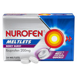 NUROFEN Meltlets Berry Burst 200mg 24 Pack