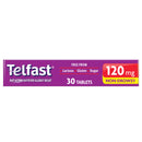 Telfast 120mg 30 Tablets