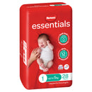 Huggies Essentials Size 1 Newborn 28 Pack