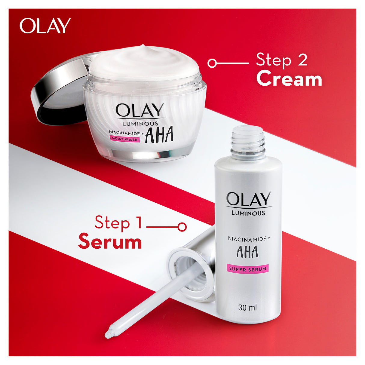 OLAY FACE CREAM AHA 50G