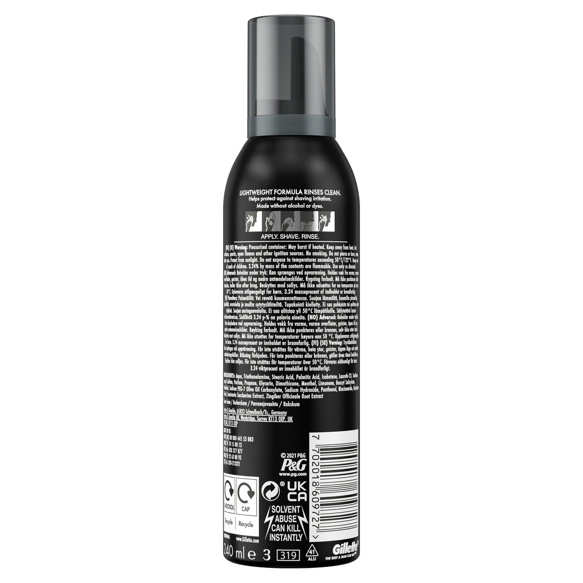 Gillette Labs Shaving Foam 240ml
