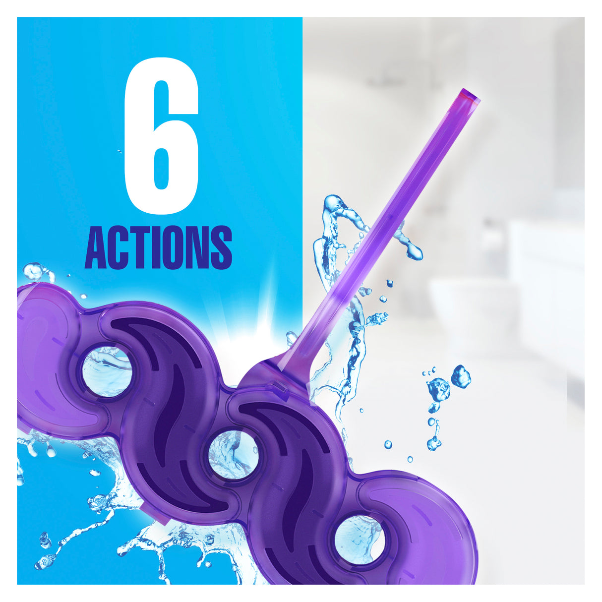 Harpic Toilet Block Purple Power Single