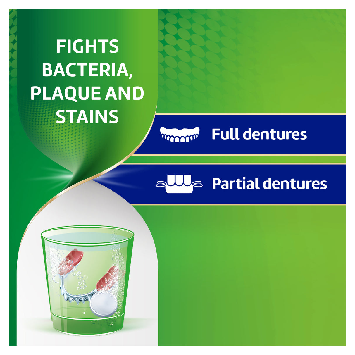 Polident Whitening Daily Cleanser for Dentures 36 Tablets