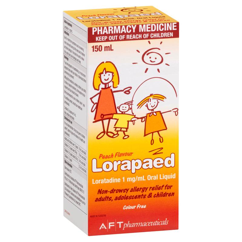 Lorapaed® Liquid Peach Flavour 150mL