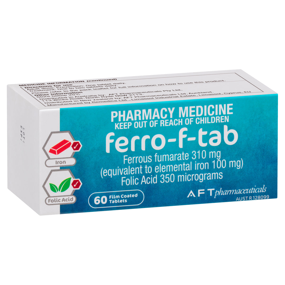 Ferro-F-Tab 310mg 60s