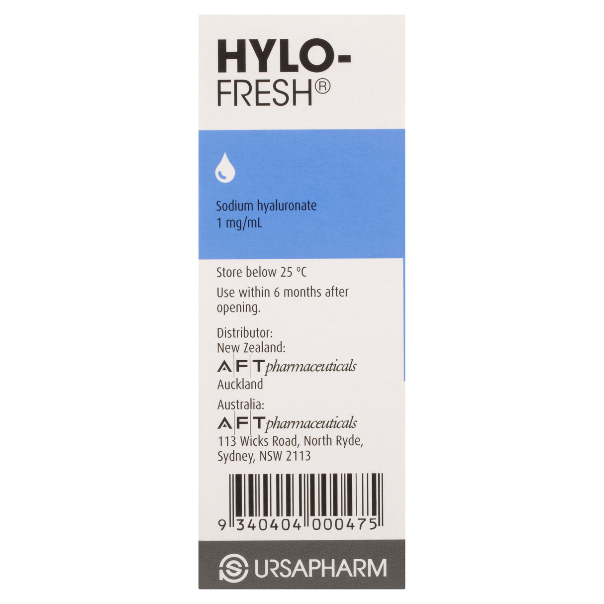 HYLO Fresh Lubricating Eye Drop 10ml