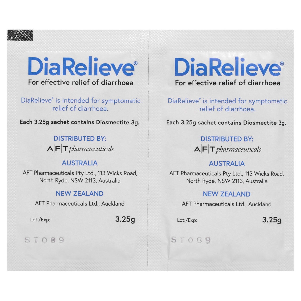DiaRelieve Orange Flavour 10 Pack x 3.25g
