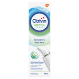 Otrivin Breathe Clean Natural Daily Nasal Cleanser with Isotonic Seawater & Aloe Vera, 100mL