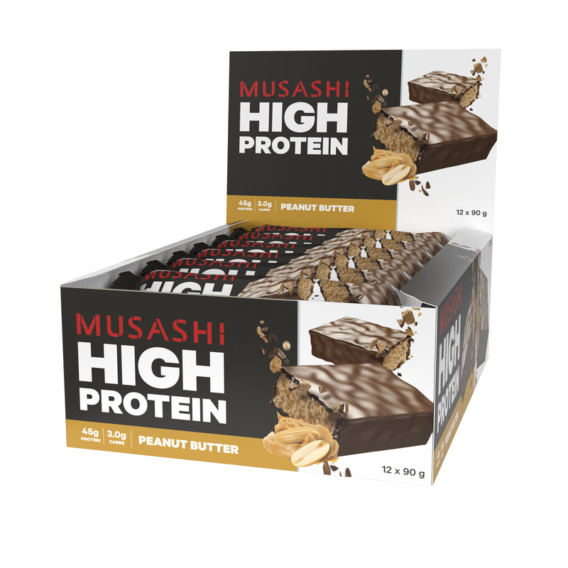Musashi High Protein Bar Peanut Butter 90g