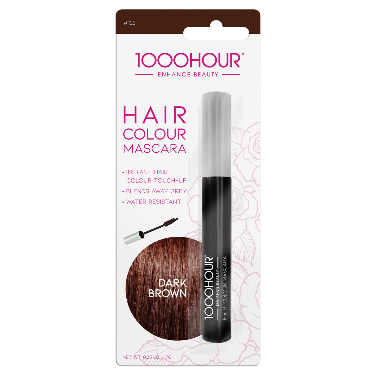 1000HOUR Hair Colour Mascara - Dark Brown