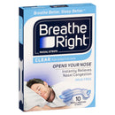 Breathe Right Nasal Strips Clear Regular 10s