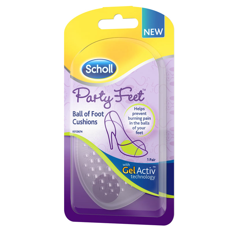 Scholl Party Feet Inserts Ball of Foot Cushion