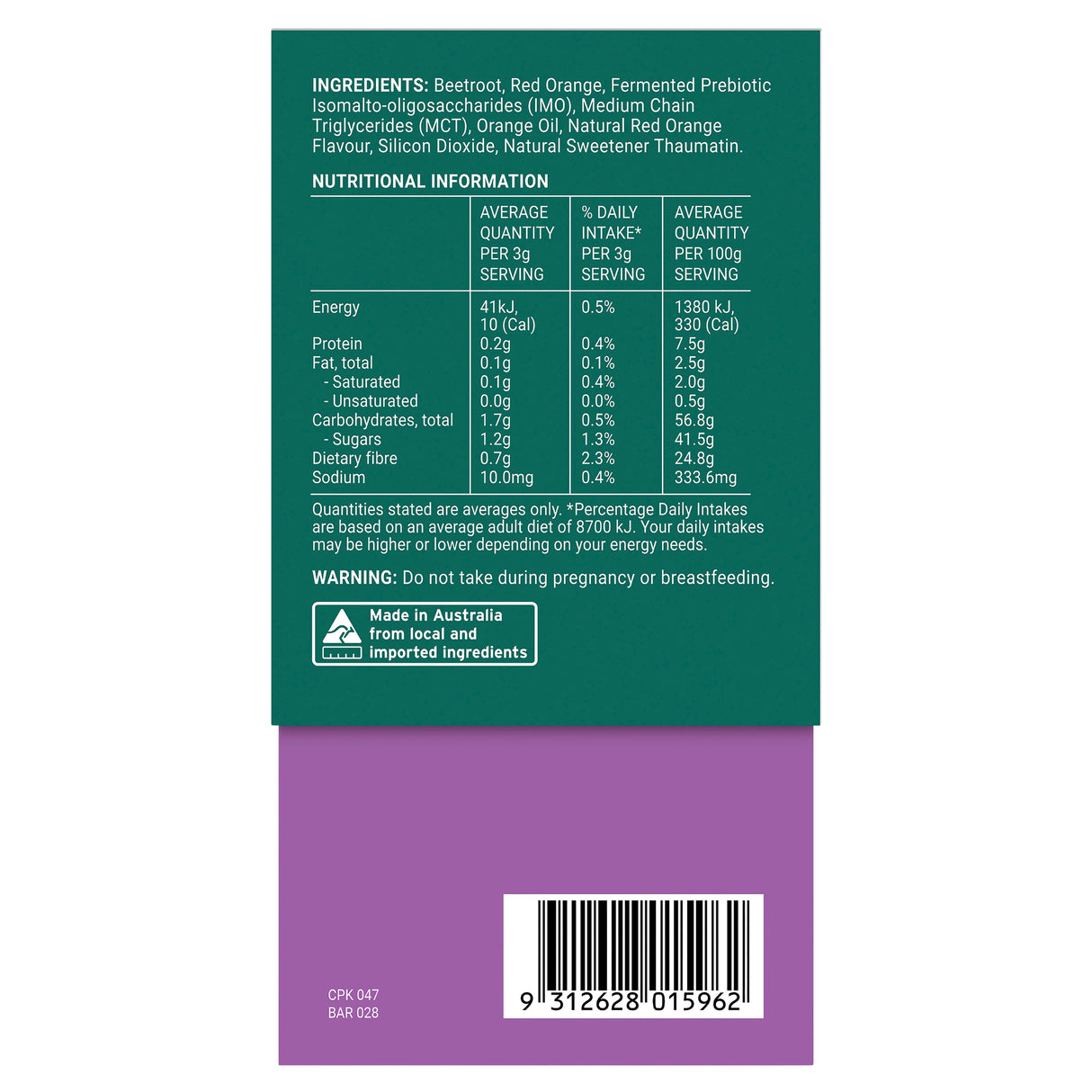 Melrose Essential Nutrients + Balanced and Lean Stick 30x3g
