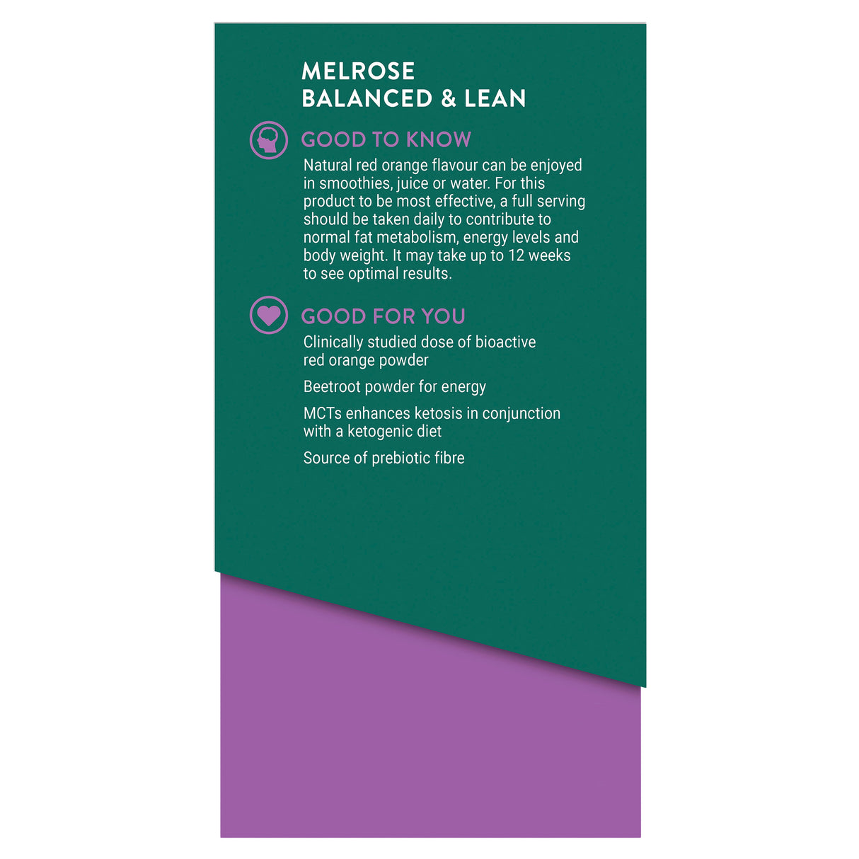 Melrose Essential Nutrients + Balanced and Lean Stick 30x3g