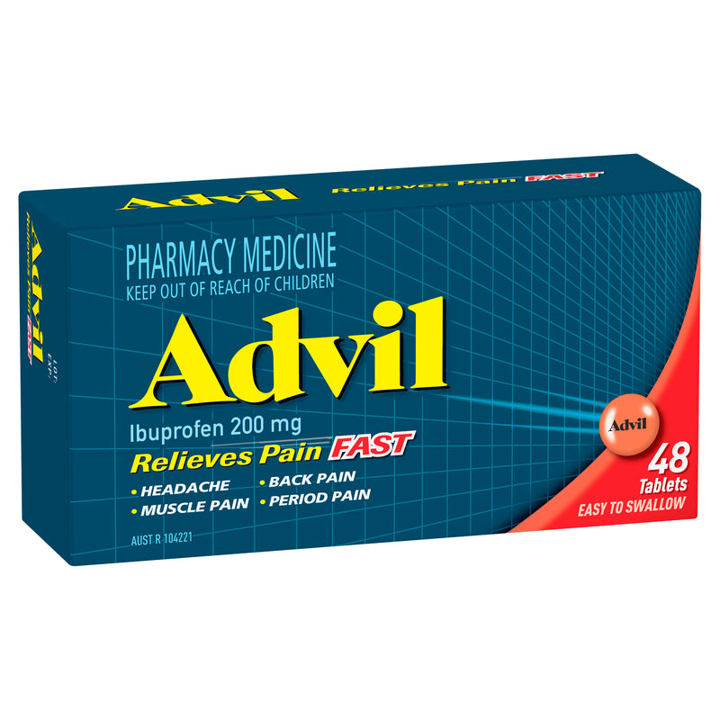 Advil Tablets 200mg Ibuprofen 48 Pack
