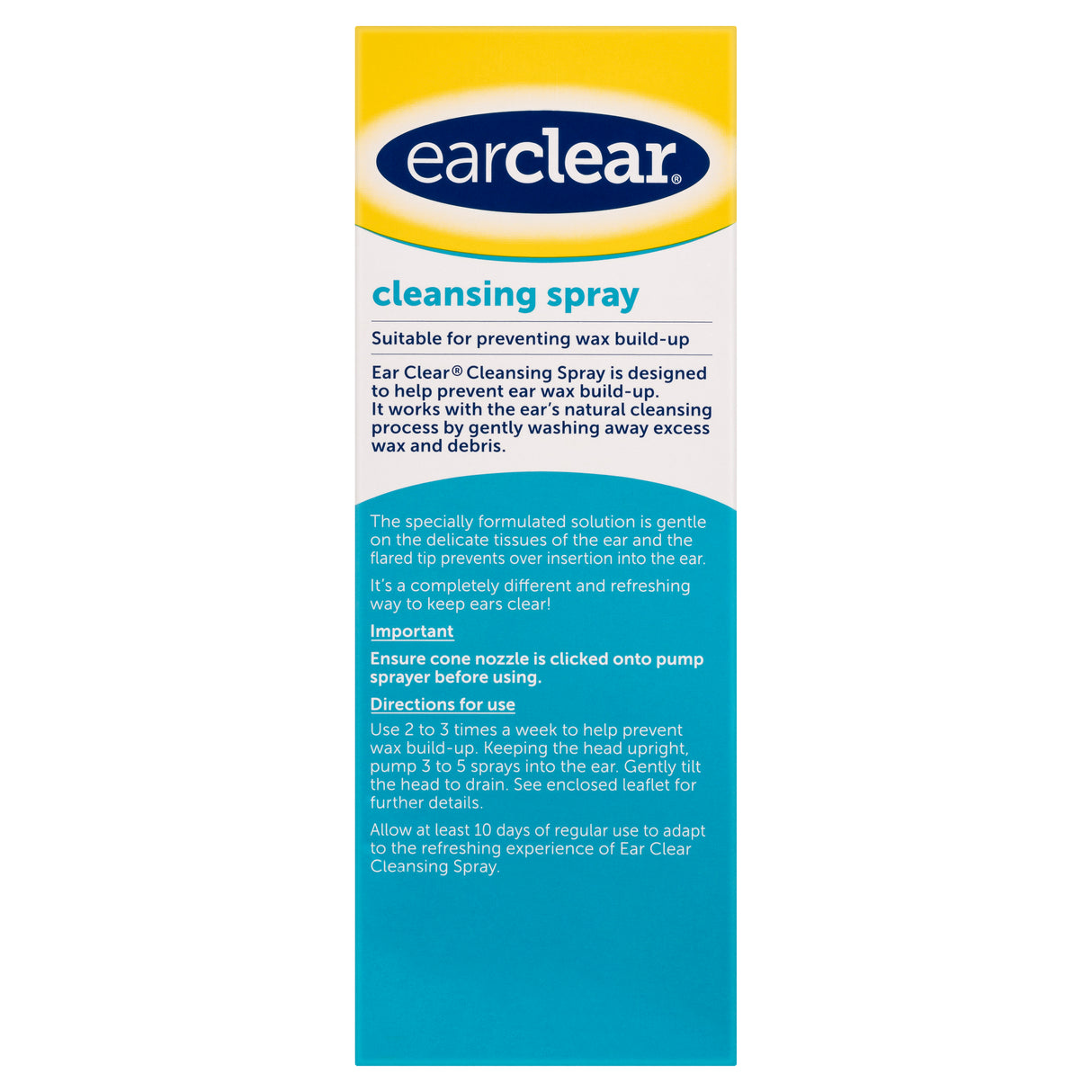 EarClear Cleansing Spray 100 mL