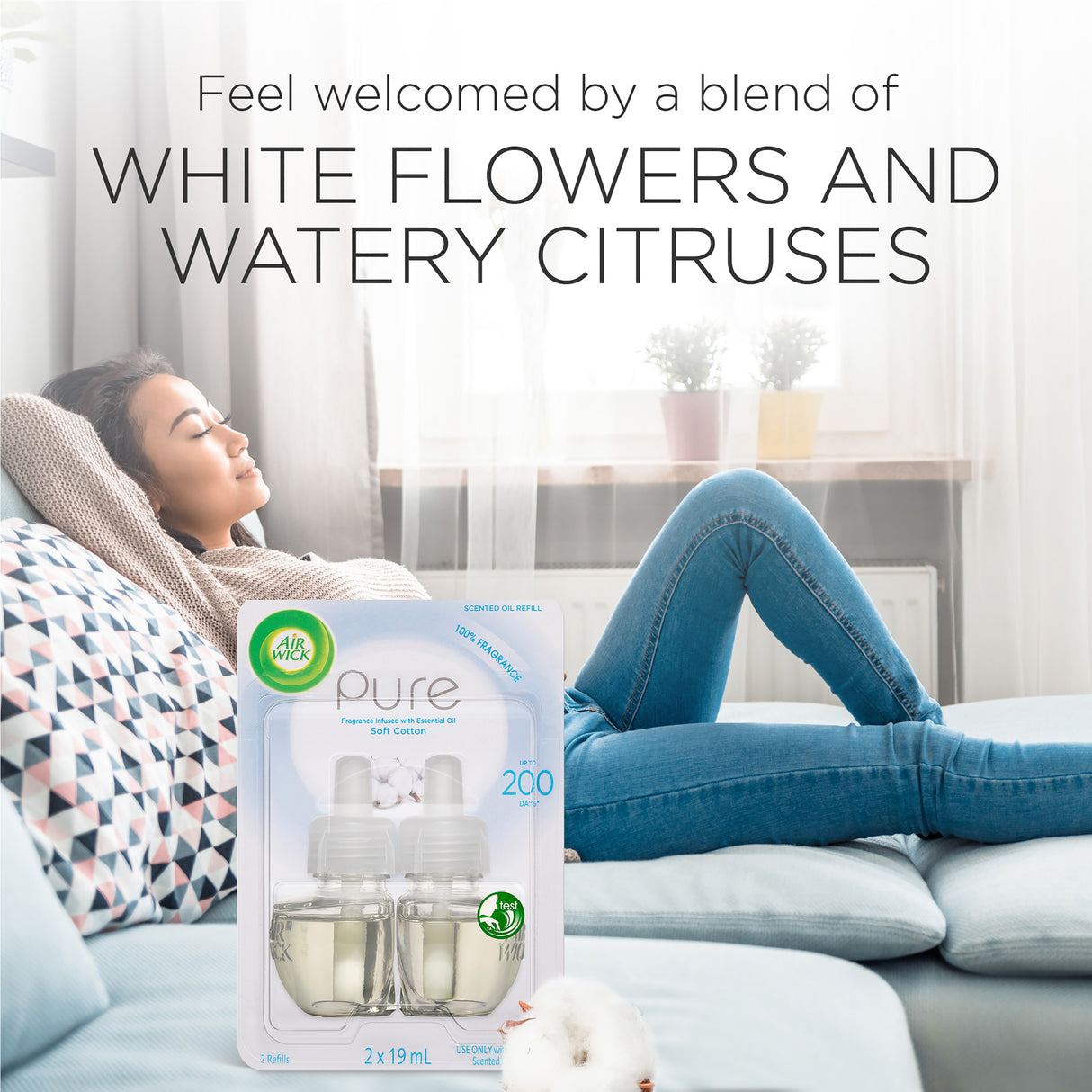 AIRWICK Pure LE Soft Cotton (R) Twin