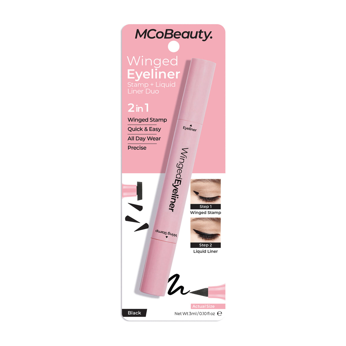 MCoBeauty WINGED EYELINER & Stamp Duo