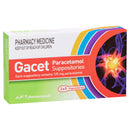Gacet® Paracetamol 125mg Suppositories 10 Pack