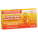 LORACLEAR Hayfever Medicine 10mg 30 tabs