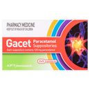 Gacet® Paracetamol 125mg Suppositories 10 Pack