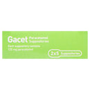 Gacet® Paracetamol 125mg Suppositories 10 Pack