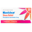 Maxiclear Sinus Relief 30 Tablets