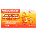 LORACLEAR Hayfever Medicine 10mg 30 tabs