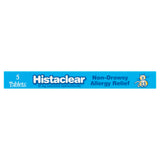 Histaclear Allergy and Hayfever Relief 5 Tablets