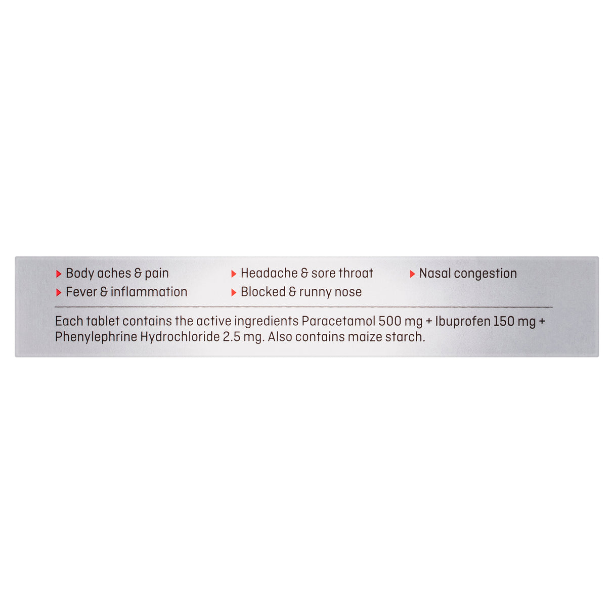 Maxigesic® PE Triple Action Cold, Flu & Sinus Relief 20 Tablets