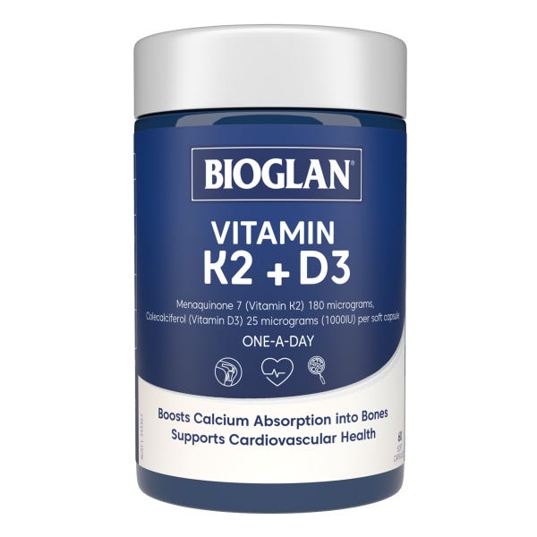 BIOGLAN Vitamin K2 + D3 60s
