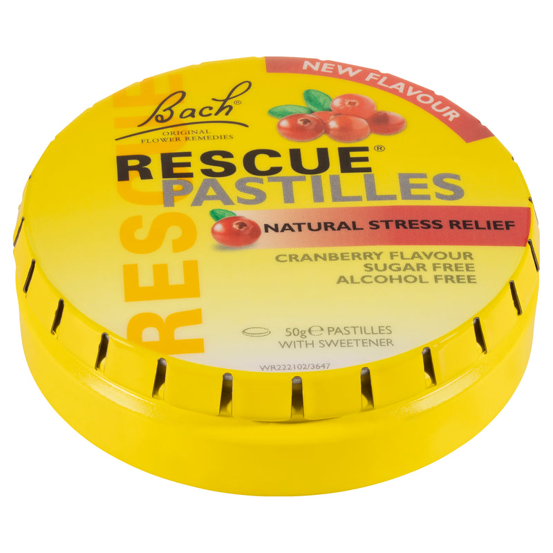 Bach Rescue Pastilles Cranberry 50g