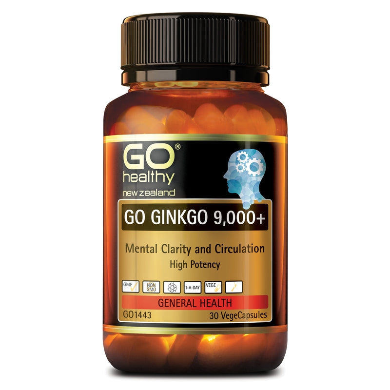 GO Healthy GO Ginkgo 9,000+ 30 VCaps