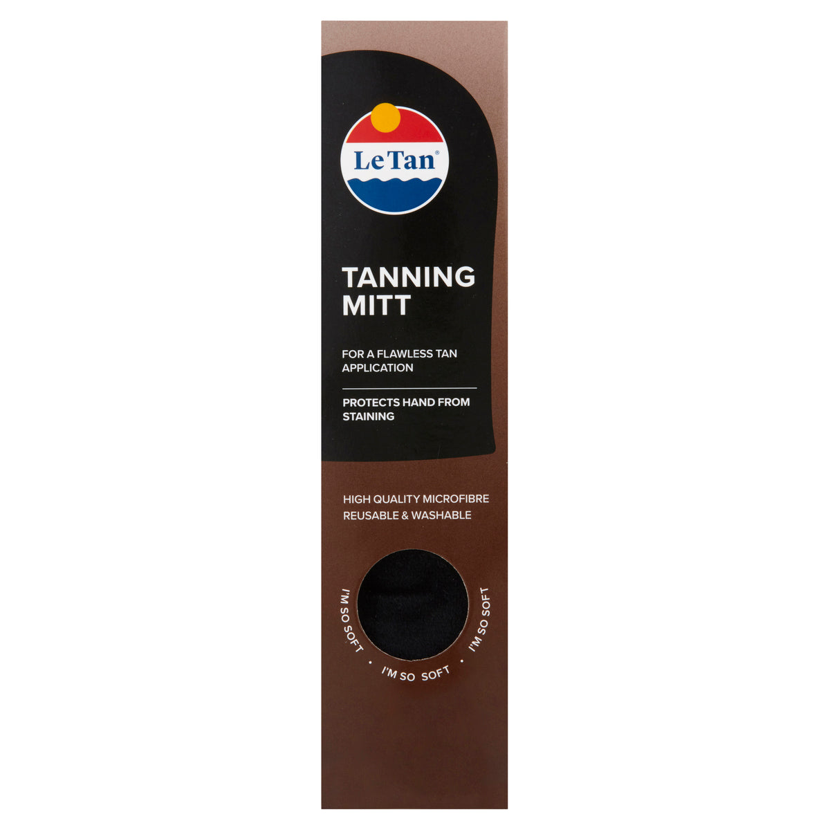 Le Tan Classic Mitt Rolled Black
