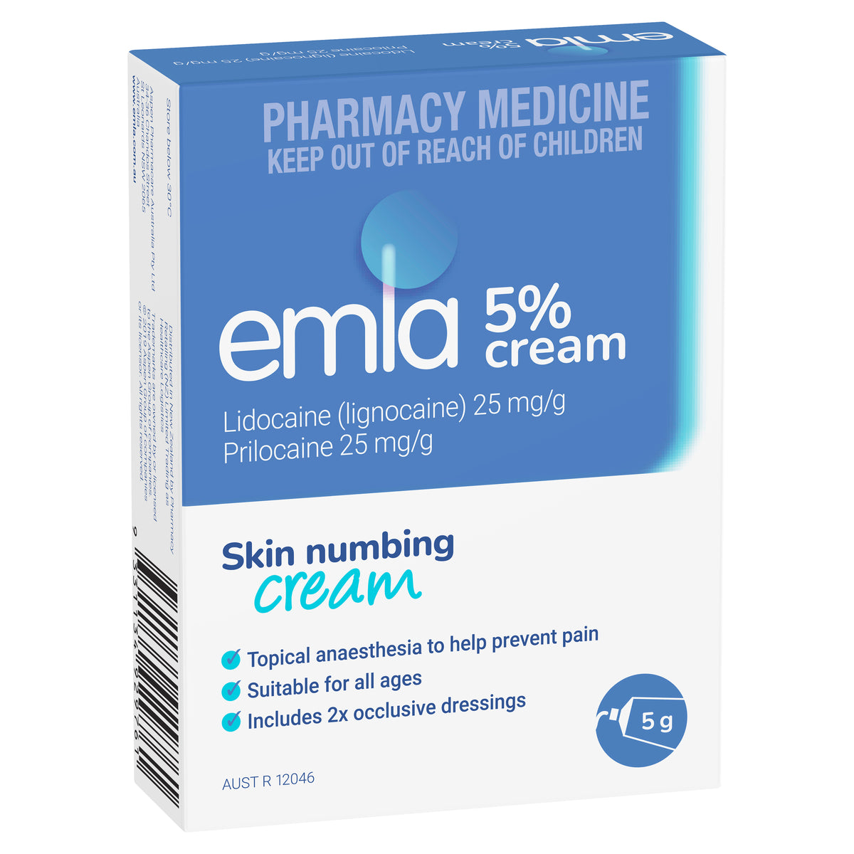 Emla Cream 5% Topical Anaesthetic 5g – Bargain Chemist