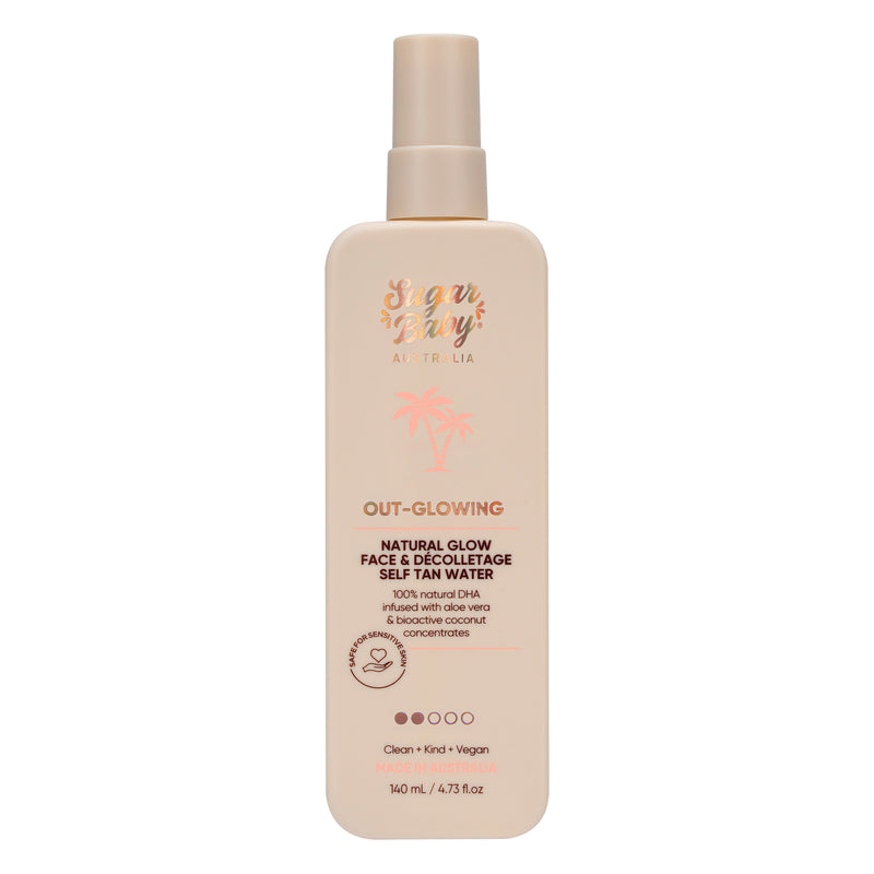 SugarBaby OUT-GLOWING Natural Glow Face & Décolletage Self Tan Water