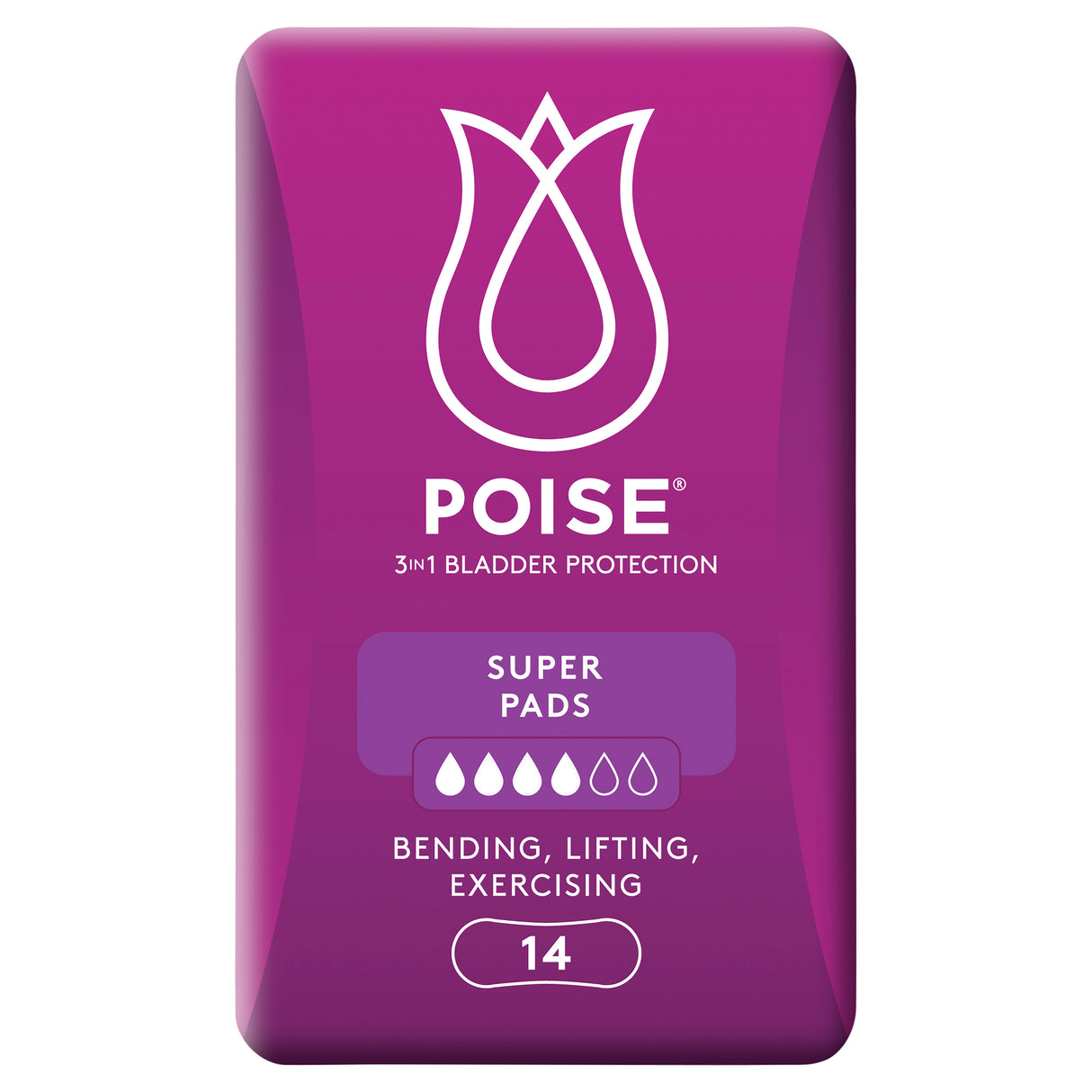 Poise Pads For Bladder Leaks Super 14 Pack
