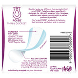 Poise Thin & Discreet Incontinence Pads Regular 16 Pack