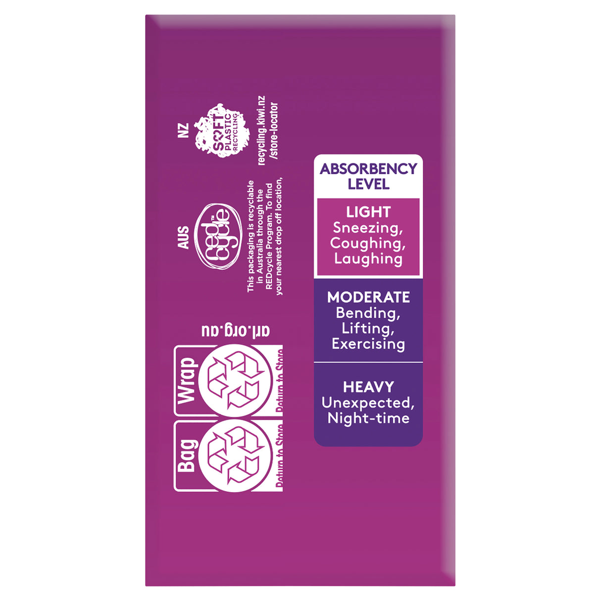 Poise Liners For Bladder Leaks Extra Light 10 Pack