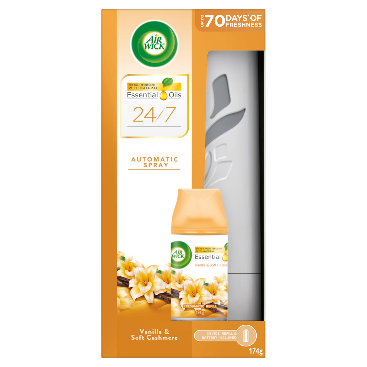 AIRWICK Ess Oil Van&Cshmre Strtr Kit