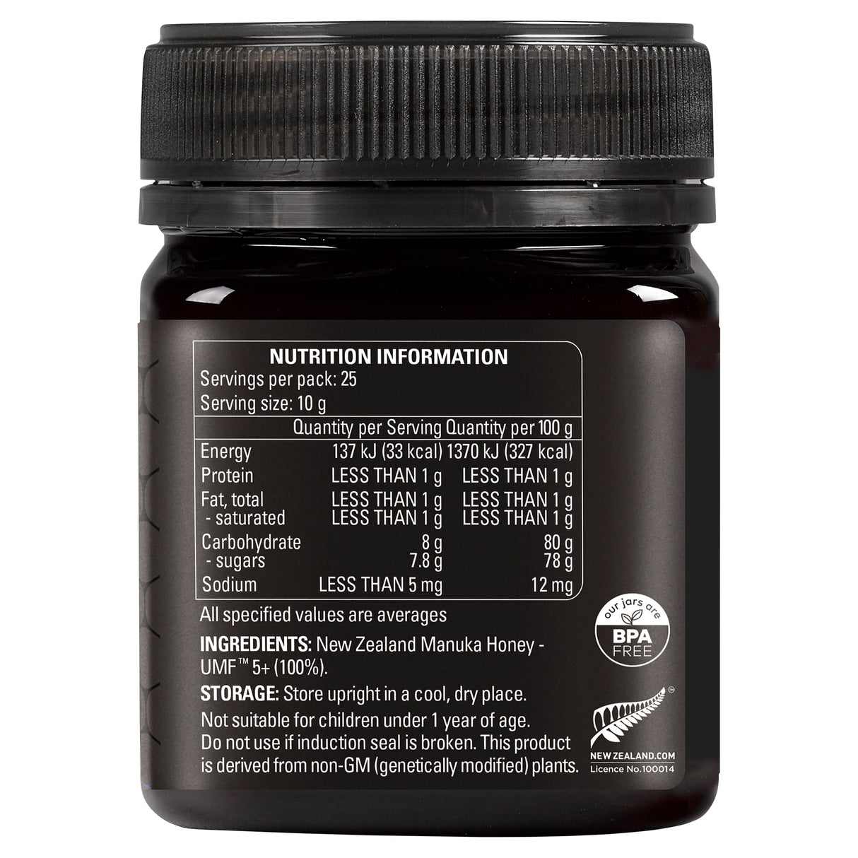 Comvita UMF 5+ Manuka Honey 250g