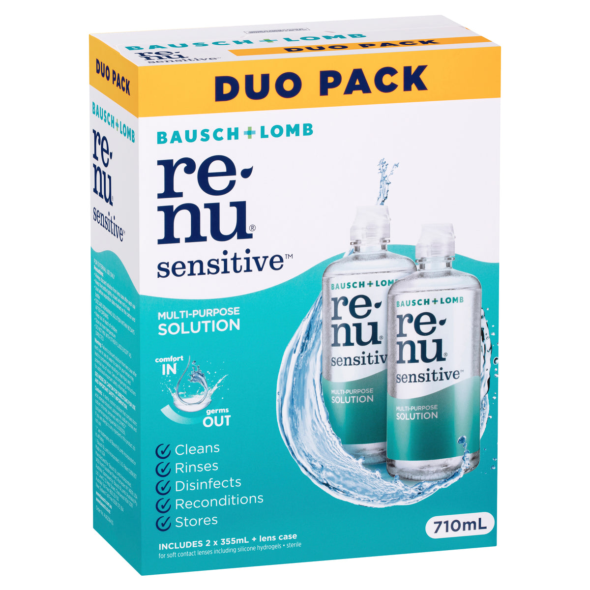 Renu Sensitive Multi-purpose Duo 2x 355ml